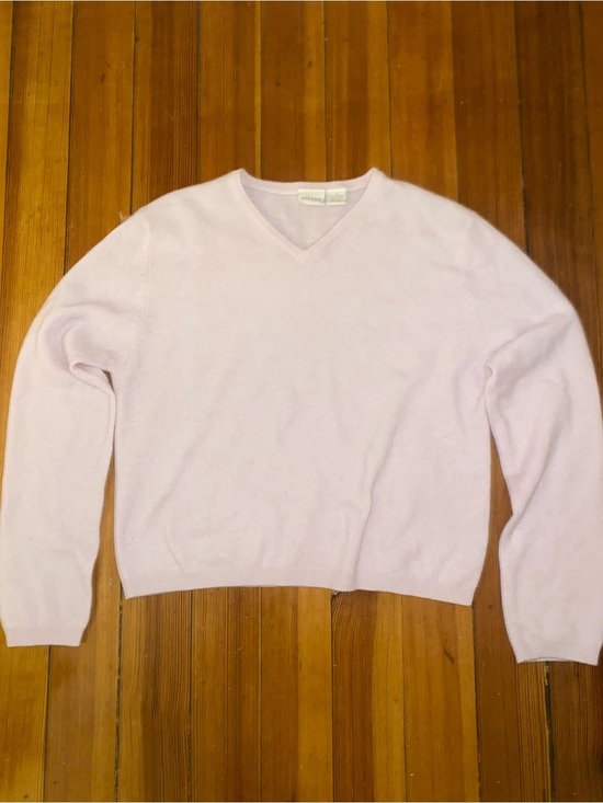 Merona Sweaters - Cashmere Light Pink V-Neck Sweater